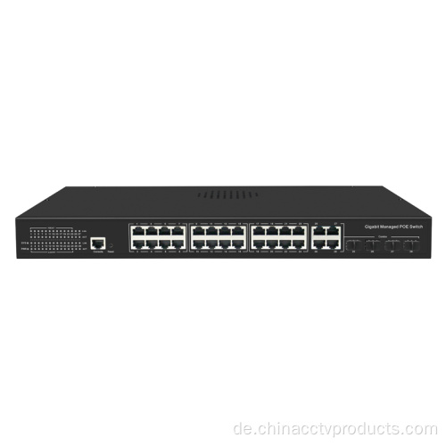 24ports 1000 Mbit / s Schicht 2 verwaltete POE -Switch